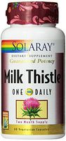 Solaray Milk Thistle One Daily Supplement, 350 mg, 60 Count