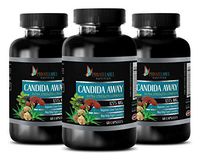 Blood Sugar Health Supplement - Candida Away Complex - Extra Strength - Candida Pills for Women - 3 Bottles (180 Capsules)