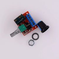 Uqiangbao Fit HW-687 PWM DC Motor Speed Governor 5V-25V Speed Regulation Switch Controller 5A Switch Function Small LED Dimmer Module