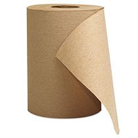 GEN 1804 Hardwound Roll Towels 1-Ply Brown 8-Inch x 300 ft 12 Rolls/Carton