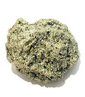 CRYSTALMIRACLE 169 Grams Golden Pyrite Gemstone Rock Crystal Healing Reiki Feng Shui Gift Psychic Energy Peace Wellness Handcrafted Vaastu Health