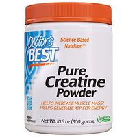 Doctor's Best Pure Creatine Powder, Non-GMO, Vegan, Gluten Free, 300g