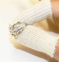 FINGER COTS COTTON GUARDS ELASTIC JEWELRY HANDLING PROTECTION PACK/ 20