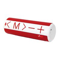 B120 ATRON Portable Wireless Bluetooth Speaker with Built-in-Mic, Handsfree Call, AUX Line, microSD, HD Sound and Bass for iPhone iPad Android Smartphone and More (RED)