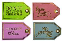 Kraft Tags for Gift Wrapping and Labeling (Metal Grommets) 32 Tags