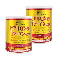FINE Japan Hyaluronic & Collagen + Ubiquinol (196g x Approx. 28-Day Course) 2 cans Set