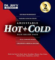 Set of 2 Large Ice Packs for Injuries, Ice Wrap Hot Pack for Pain Relief, Knee, Sciatica, Back, Migraine, Arthritis,Shoulder Pain Ice Pack-Neck Warmer-Set Includes 2 Ice Heat Packs,Extension Straps