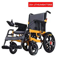 CHUDAN Intelligent Automatic Electric Wheelchair, Foldable Power Electric Wheelchair, Load Capacity up to 100 kg Safety Lightweight Four-Wheeled Scooter for The Elderly, Disabled,B