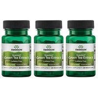 Swanson Teavigo Green Tea Extract 90% Egcg 30 Veg Capsules (3 Pack)