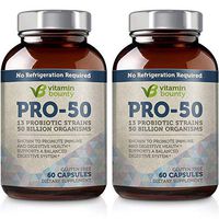 Vitamin Bounty - Pro 50 Probiotic - 13 Probiotic Strains, 50 Billion Organisms Per Serving (2 Pack)