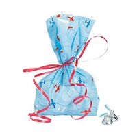 Fun Express - Up And Away Cello Bags for Birthday - Party Supplies - Bags - Cellophane Bags - Birthday - 12 Pieces