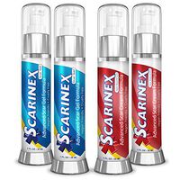 Scarinex: Advanced Scar Removal Cream & Gel (4 bottles: 2 scar gels + 2 skin rejuvenators)