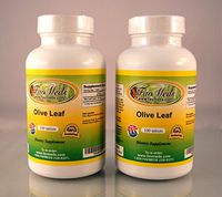 Olive Leaf Extract 500mg, Antioxidant, Cholesterol - 200 (2x100) Capsules