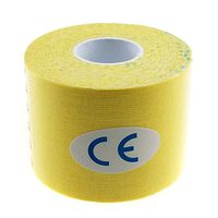 TrendBox Yellow - 1 Roll 5m x 5cm Kinesiology Sports Muscles Care Elastic Physio Therapeutic Tape for Knee Shoulder Wrist Muscle Back Injury Exercise