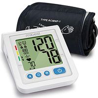 MIBEST Portable Blood Pressure Monitor - BP Cuff Meter with Display - Standard Size Blood Pressure Machine 8.7-12.6" - Blood Pressure Tester with Carrying Bag - Blood Pressure Gauge with Memory