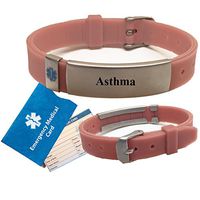 Asthma Advisor/Slim Medical Alert ID Bracelet