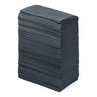 Dinner Napkins Paper Bulk 2-Ply - 1000 Count - 15" x 17" - Black - Disposable - Embossed Pattern - Commercial or Business Use - Restaurants, Bars, Corporate, Catered Events, Party - Paterson Paper