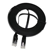 RJ45 Cat-6 Ethernet Patch Cable Black for PS3 PS4 Xbox One - 3.3 Feet (1 Meters), Pack of 1