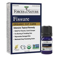 Forces Of Nature – Natural, Organic Fissure Care (5ml) Non GMO, No Harmful Chemicals –Soothe & Relieve Burning, Throbbing, Stinging, Itchy, Bleeding Tissue Caused by Fissures or Hemorrhoids