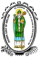 St Patrick Patron Ireland 4"x6" Set of 6 Linen Postcards