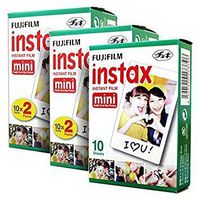 Fujifilm Instax Mini 50 Film for Fuji 7s 8 25 50s 90 300 Instant Camera, Share SP-1 White