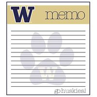 The Fanatic Group Washington Huskies Memo Note Pad - 2 Pads