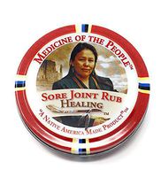 Sore Joint Rub Healing Salve Ointment for Arthritis, Muscle Pain by Medicine of The People .75 oz