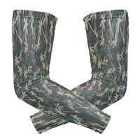 ZZKKO Palm Tree Camo Cooling Arm Sleeves Cover Uv Sun Protection for Men Women Running Golf Cycling Arm Warmer Sleeves 1 Pair