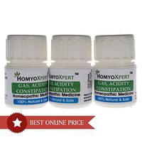 HomyoXpert Indigestion, Gas, Acidity, Constipation Homeopathic Medicine for One Month