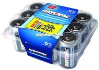 RAYOVAC 814-12PPF Alkaline Batteries Reclosable Pro Pack (C, 12 pk)