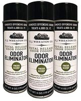 E.J. Wheaton Co. Odor Eliminator, Total Release Odor Fogger, 3 Pack, Effectively Deodorizes and Neutralizes Foul Odors on Contact, Fresh Scent (6 OZ)