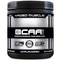 Kaged Muscle, Fermented BCAA Powder, Plant Based, Non-GMO, Protein Synthesis, Vegan Friendly Branched Chain Amino Acids, Aminos, BCAAs, Unflavored, 36 Servings, 7.05 Ounce