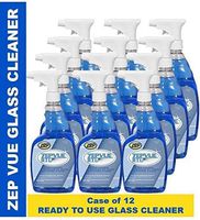 ZepVue Ready to Use Glass Cleaner 101001 1 Qt (Case of 12) Professional Glass Cleaner