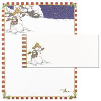 Masterpiece Snowman Letterhead - 8.5 x 11 - 25 Sheets