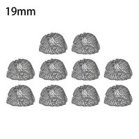 10Pcs Tobacco Smoking Pipe Metal Filter Screen Steel Mesh Rimmed Dome Bong Shake