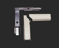 Wiremold V5711LHA Internal 90 DEG Twisted Left Hand, White