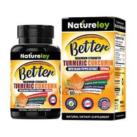Organic Turmeric Supplements with Black Pepper Extract. Extra Strength High Potency 1950mg and 95% Curcuminoids Premium Occasional Joint Pain & Healthy Inflammation Support, Gluten Free (60 Count)