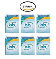 PACK OF 6 - o.b. Tampons Super Plus - 40 CT