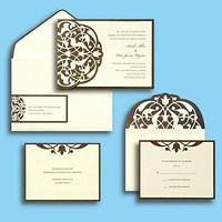Gartner Studios Brides DIY Wedding Invitation Kit in Brown & Ivory
