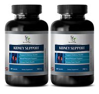 Blood Pressure Health - Kidney Support Complex - Cleanse Supplements - 2 Bottles 120 Capsules