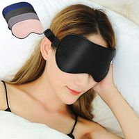 Eye Mask for Sleeping, 4 Pack Mulberry Silk Sleep Mask for Women Men, Adjustable Light Blocking Comfortable Smooth Sleeping Mask Blindfolds with Ear Plugs(Grey+Navy Blue+Black+Pink)