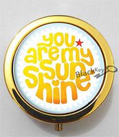 BlackKey Sunshine 3-Compartment Decorative Pocket Gift Box Case Organizer for Pill, Color 2 -1980