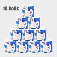 Toilet Paper Ultra Strong, 10 Rolls, Soft Ultra Professional White Toilet Paper,Value Bath Tissue Rolls, Silky & Smooth Soft Home Kitchen Toilet Tissue