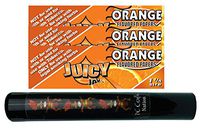 Herb Airtight Tube Pocket Protector with Juicy Jay's Orange 1.25 Flavored Hemp Rolling Papers 3 Count DC Crafts Nation- Tiki Man