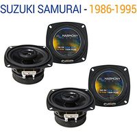 Compatible with Suzuki Samurai 1986-1995 Factory Speaker Replacement Harmony (2) R4 Package New