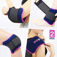 Luxury Ice Pack (for Sports Injuries and Pain Relief) Reusable as a Heat or Cold Compress, with a Premium wrap to fit Any Body Part (Knee, Ankle, Hip, Back etc). Super Flexible Right from The Freezer