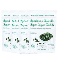 Spirulina Chlorella 50/50 Blend, 228 Tablets, Non-GMO, Vegan Friendly by Chérie Sweet Heart (4)