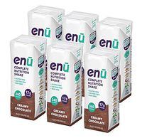 ENU RTD Chocolate Whey Protein Shake 17g (6 Pack) | Lactose & Gluten Free, Non-GMO Workout Drink For Muscle Gain | Healthy Weight Gain Nutrition Drink