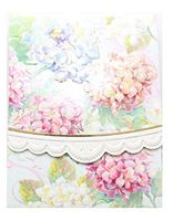 for Arts Sake Carol Wilson Embossed Purse Pads Note Pad (Soft Hydrangas)