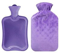 Portable Rubber Hot Water Bag with Soft Plush Cover Bag [C]